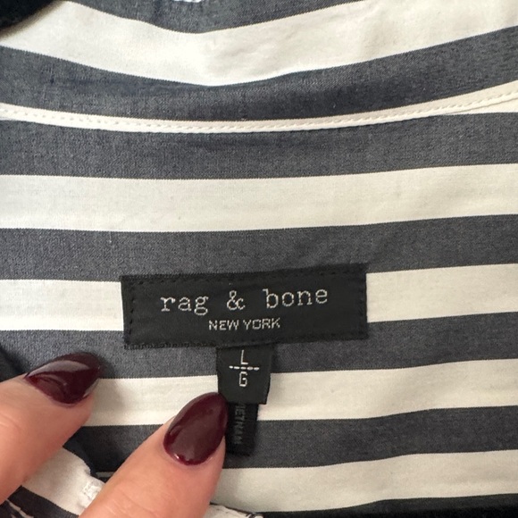 Rag & Bone Maxine Cotton Button Down Shirt - Picture 2 of 5